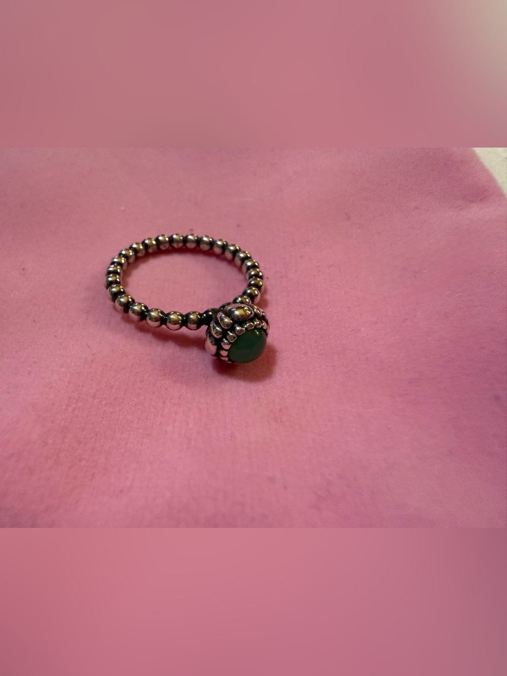 retired genuine Pandora "Birthday Blooms" ring, - Picture 2 of 6